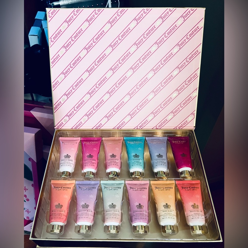 Juicy Couture Los Angeles NWT Assortment of 12 Mini Hand lotion Collection Set - Picture 12 of 12
